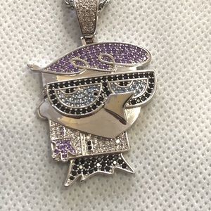 Sterling Silver 92.5% purity CZ Stone Gold Finishe